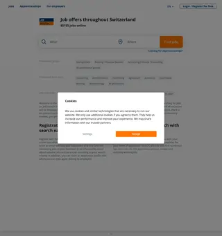 JobScout24.ch platform preview