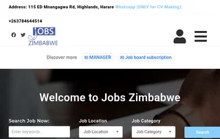 Jobs Zimbabwe screenshot preview