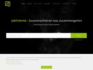 JobTalente platform preview JobTalente platform preview