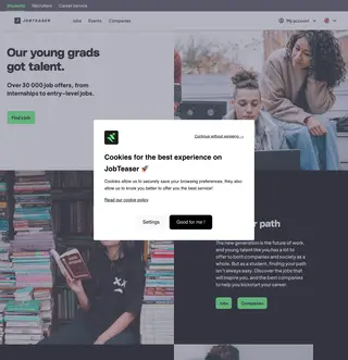 JobTeaser platform preview