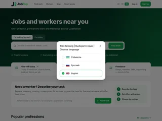 JobTop platform preview