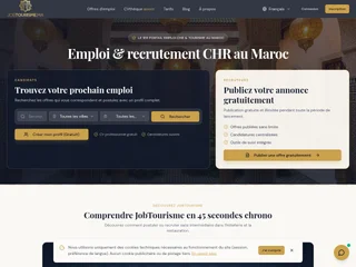 JobTourisme.ma screenshot preview