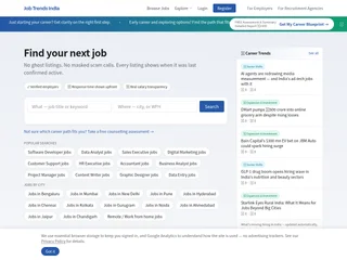 Job Trends India platform preview