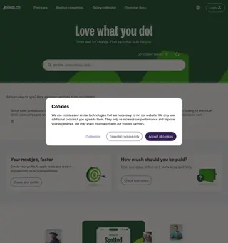 jobup.ch platform preview