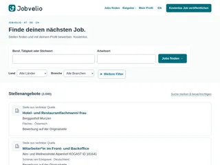 Jobvelio platform preview