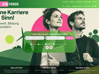 JOBVERDE platform preview JOBVERDE platform preview