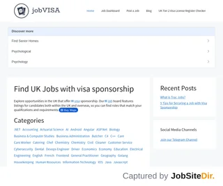 jobVisa platform preview jobVisa platform preview
