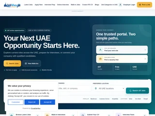 Job Vista UAE platform preview