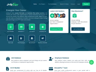 JobWay Sri Lanka platform preview JobWay Sri Lanka platform preview