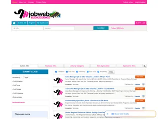 JobwebTanzania platform preview