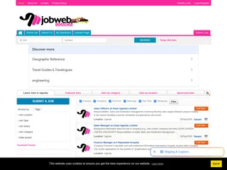 Jobweb Uganda platform preview Jobweb Uganda platform preview