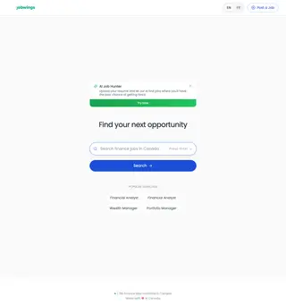 jobwings.ca platform preview