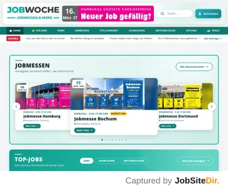 JOBWOCHE platform preview JOBWOCHE platform preview