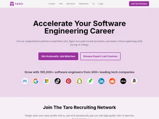 Taro screenshot preview