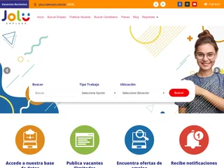 Jolu Empleos platform preview