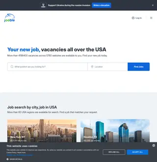 Jooble screenshot preview