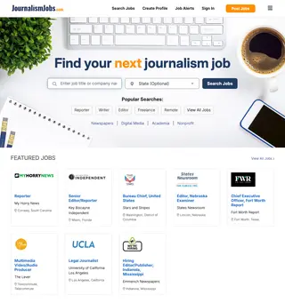 JournalismJobs.com screenshot preview