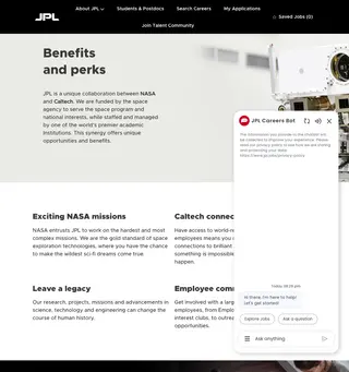 JPL Careers platform preview