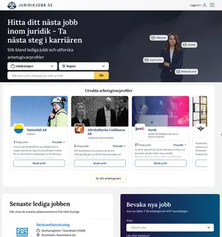 Juridikjobb platform preview