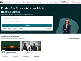 Juristenjobs screenshot preview