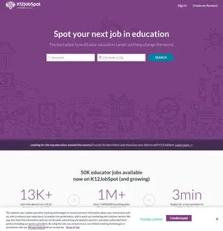 K12JobSpot platform preview