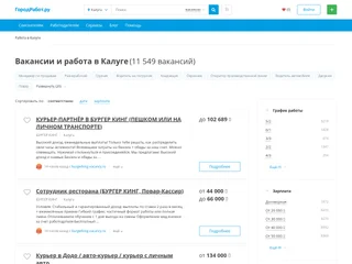 ГородРабот.ру screenshot preview