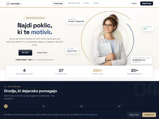 kamzdaj.si screenshot preview