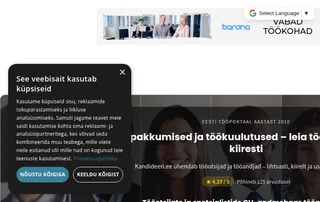 Kandideeri.ee screenshot preview