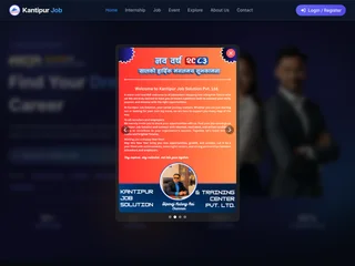 Kantipur Job Solution platform preview