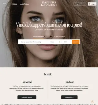 Kappersjobagent platform preview