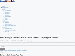 karachijobs.pk screenshot preview karachijobs.pk screenshot preview