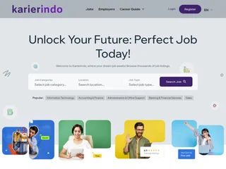 KarierIndo platform preview KarierIndo platform preview