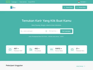 KarirJakarta platform preview