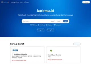 Karirmu.id platform preview