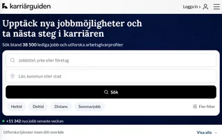 Karriärguiden screenshot preview