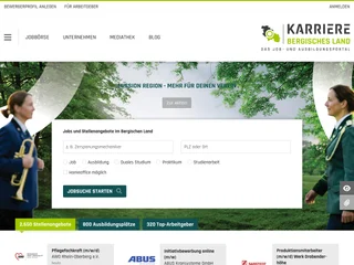Karriere Bergisches Land screenshot preview Karriere Bergisches Land screenshot preview