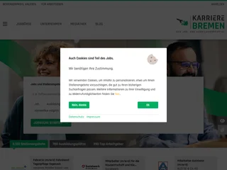 Karriere Bremen platform preview Karriere Bremen platform preview