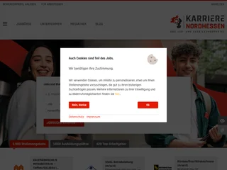 Karriere Nordhessen platform preview Karriere Nordhessen platform preview