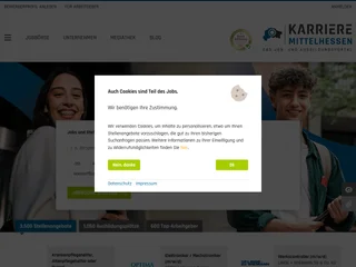 Karriere Mittelhessen platform preview Karriere Mittelhessen platform preview