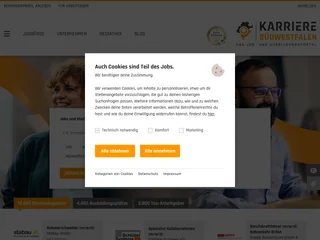 Karriere Südwestfalen platform preview Karriere Südwestfalen platform preview