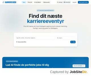 Karrieresiden platform preview