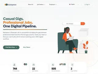 Kazispace platform preview Kazispace platform preview