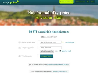 KdeJePrace.cz screenshot preview KdeJePrace.cz screenshot preview