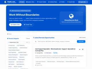 Kerjak.com screenshot preview