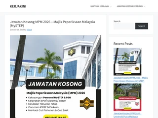 KERJAKINI platform preview KERJAKINI platform preview