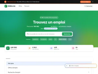 Khdma.ma platform preview Khdma.ma platform preview