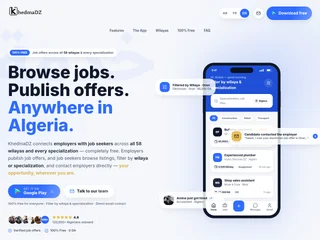 KhedmaDZ screenshot preview