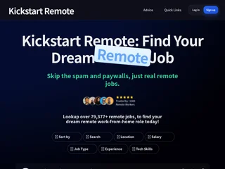 Kickstart Remote screenshot preview