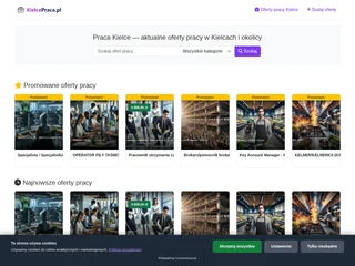 KielcePraca.pl platform preview