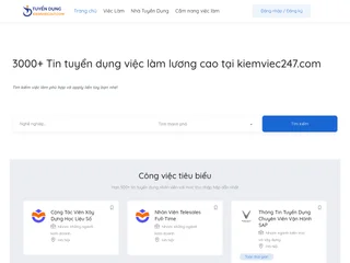 Kiemviec247.com screenshot preview Kiemviec247.com screenshot preview